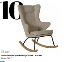 Van Asten BabySuperstore Schommelstoel quax rocking chair de luxe clay aanbieding