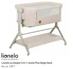 Van Asten BabySuperstore Lionelo co-sleeper 3 in 1 Leonie Plus Beige Sand aanbieding