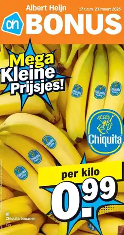 Albert Heijn Chiquita bananen aanbieding