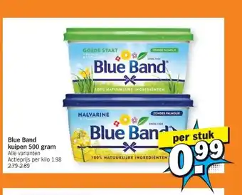 Albert Heijn Blue Band kuipen 500 gram aanbieding