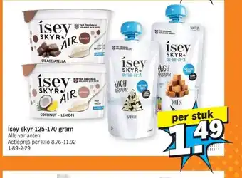 Albert Heijn İsey skyr 125-170 gram aanbieding