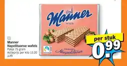 Albert Heijn Manner Napolitaanse wafels aanbieding