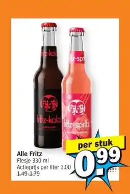 Albert Heijn Alle Fritz aanbieding