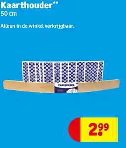 Kruidvat Kaarthouder aanbieding