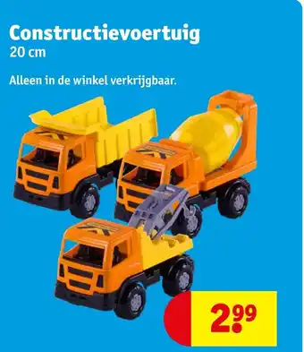 Kruidvat Constructievoertuig aanbieding