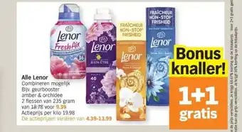 Albert Heijn Alle Lenor aanbieding