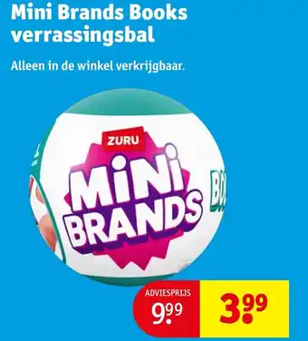 Kruidvat Mini Brands Books verrassingsbal aanbieding