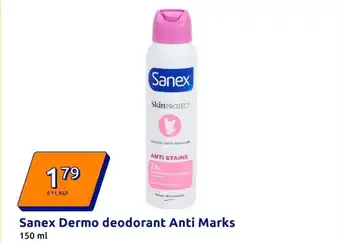 Action Sanex Dermo deodorant Anti Marks aanbieding