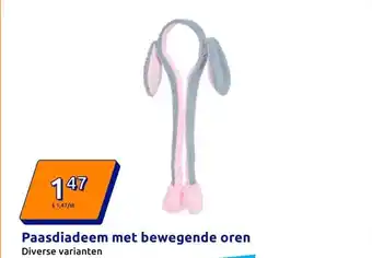 Action Paasdiadeem met bewegende oren aanbieding