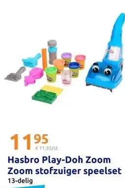 Action Hasbro Play-Doh Zoom Zoom stofzuiger speelset aanbieding