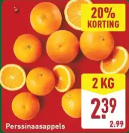 ALDI Perssinaasappels aanbieding