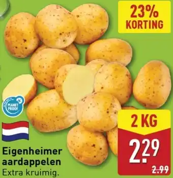 ALDI Eigenheimer aardappelen aanbieding