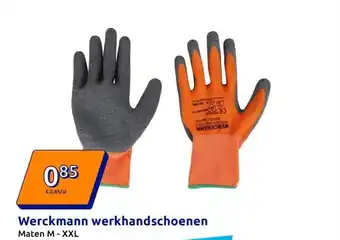 Action Werckmann werkhandschoenen aanbieding