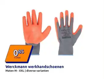 Action Werckmann werkhandschoenen aanbieding