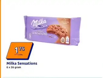 Action Milka Sensations aanbieding