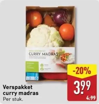 ALDI Verspakket curry madras aanbieding