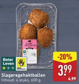 ALDI Slagers gehakt ballen aanbieding