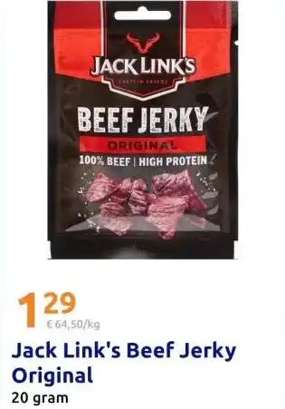 Action Jack Link's Beef Jerky Original aanbieding