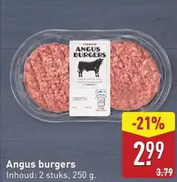 ALDI Angus burgers aanbieding