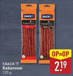 ALDI Snack it kabanossi chil aanbieding