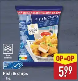 ALDI Fish & chips aanbieding