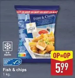 ALDI Fish & chips aanbieding