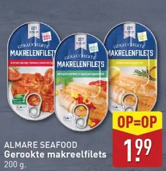 ALDI Almare seafood gerookte makreelfilets aanbieding