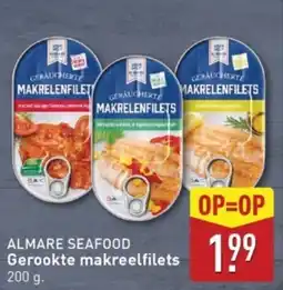 ALDI Almare seafood gerookte makreelfilets aanbieding