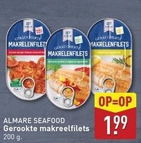 ALDI Almare seafood gerookte makreelfilets aanbieding