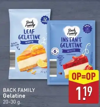 ALDI Back family gelatine aanbieding