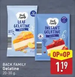 ALDI Back family gelatine aanbieding