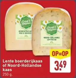 ALDI Lente boerderijkaas of Noord Hollandse aanbieding