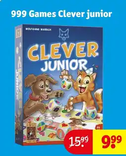 Kruidvat 999 Games Clever junior aanbieding