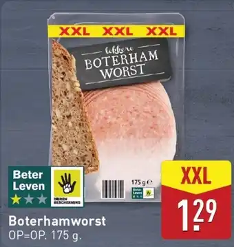 ALDI Boterhamworst aanbieding