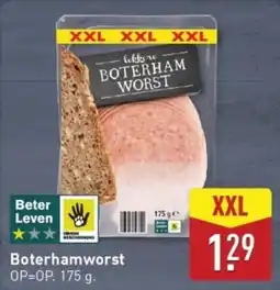 ALDI Boterhamworst aanbieding