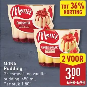 ALDI Μονα pudding aanbieding