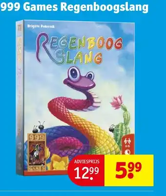 Kruidvat 999 Games Regenboogslang aanbieding