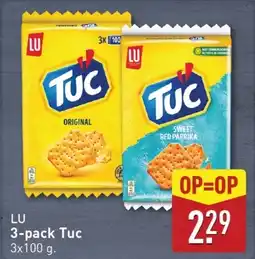 ALDI LU 3-pack Tuc aanbieding