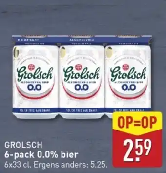 ALDI Grolsch 6-pack 0.0% bier aanbieding