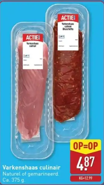 ALDI Varkenshaas culinair aanbieding