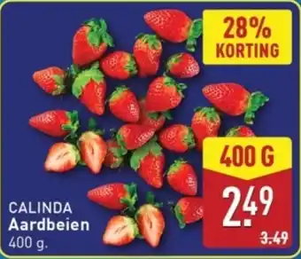 ALDI Calinda aardbeien aanbieding