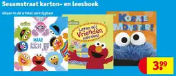 Kruidvat Sesamstraat karton en leesboek aanbieding