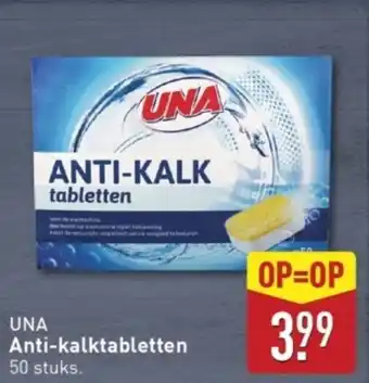 ALDI UNA Anti-kalktabletten aanbieding