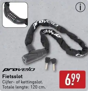 ALDI Provelo fietsslot aanbieding