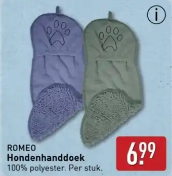 ALDI Romeo Hondenhanddoek aanbieding