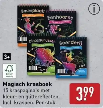 ALDI Magisch krasboek aanbieding