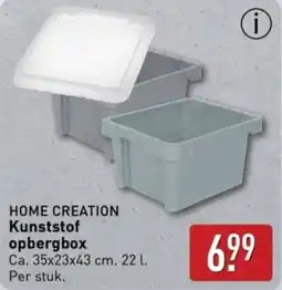 ALDI Home creation kunststof opbergbox aanbieding