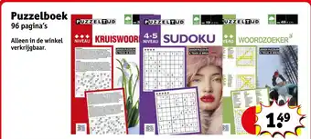 Kruidvat Puzzelboek aanbieding