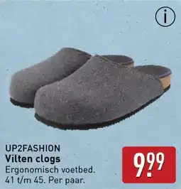 ALDI UP2FASHION Vilten clogs aanbieding