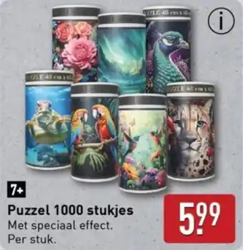 ALDI Puzzel 1000 stukjes aanbieding